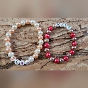 1 Colorful Beaded  Bracelet